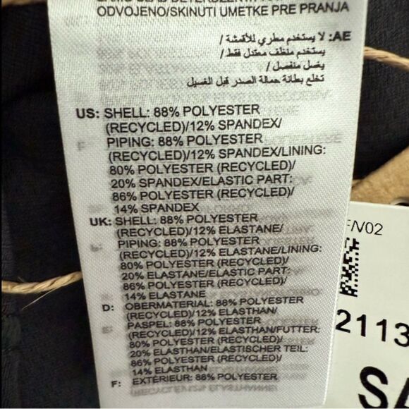 Adidas Pink and Black Sports Bra with Artistic Design Light Support - Picture 6 of 9